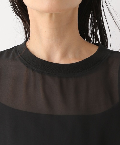 LEPSIM（レプシィム）の「【ワンピース＆インナーのセットアイテム】シアーワンピース　287047（ワンピース・レディース・ブラック/キャメル・FREE）」の8枚目の写真