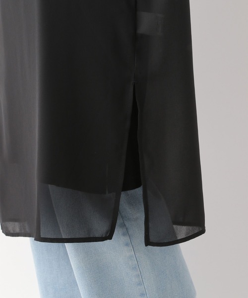 LEPSIM（レプシィム）の「【ワンピース＆インナーのセットアイテム】シアーワンピース　287047（ワンピース・レディース・ブラック/キャメル・FREE）」の10枚目の写真