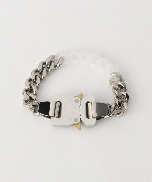 1017 ALYX 9SM(アリクス)の「<1017 ALYX 9SM> METAL AND NYLON CHAIN BRACELET/ブレスレット(ブレスレット・メンズ・シルバー・S/M/L/XL)」の1枚目の写真