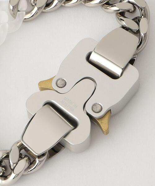 1017 ALYX 9SM(アリクス)の「<1017 ALYX 9SM> METAL AND NYLON CHAIN BRACELET/ブレスレット(ブレスレット・メンズ・シルバー・S/M/L/XL)」の3枚目の写真