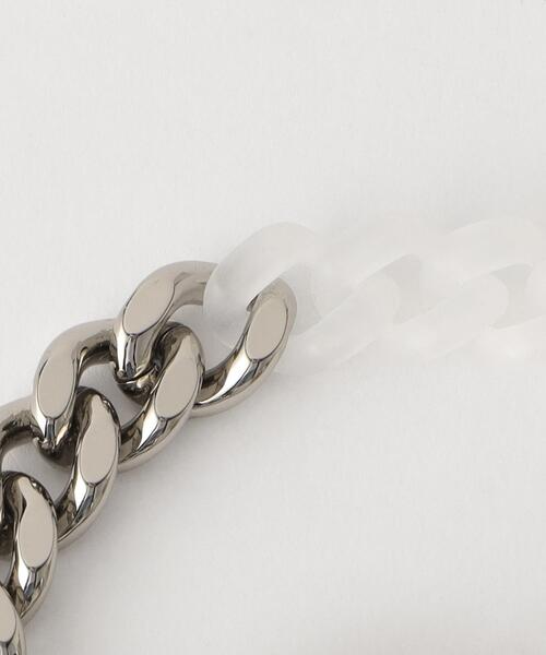1017 ALYX 9SM(アリクス)の「<1017 ALYX 9SM> METAL AND NYLON CHAIN BRACELET/ブレスレット(ブレスレット・メンズ・シルバー・S/M/L/XL)」の5枚目の写真