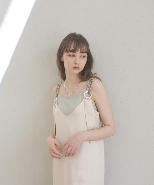 LHME（エルエイチエムイー）の「LHME スネークチェーンネックレス/サージカルステンレス316L（金属アレルギー対応）（ネックレス・レディース・シルバー/ゴールド・40cm/45cm/50cm）」の19枚目の写真