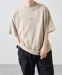 ロゴラバープリントBIGシルエットTシャツ / グリッタープリント