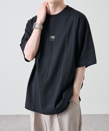 ロゴラバープリントBIGシルエットTシャツ / グリッタープリント