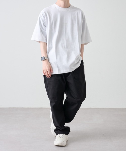 COLONY 2139(コロニートゥーワンスリーナイン)の「ロゴラバープリントBIGシルエットTシャツ / グリッタープリント(Tシャツ/カットソー・メンズ・ホワイト/ブラック/グレイッシュベージュ・MEDIUM/LARGE)」の7枚目の写真