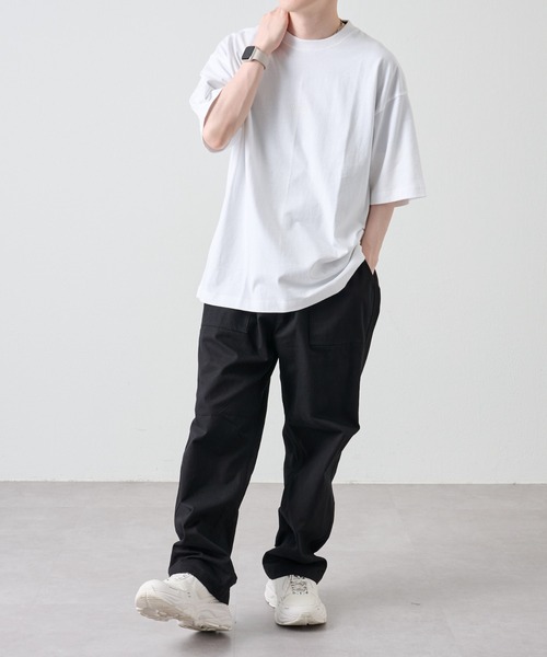 COLONY 2139(コロニートゥーワンスリーナイン)の「ロゴラバープリントBIGシルエットTシャツ / グリッタープリント(Tシャツ/カットソー・メンズ・ホワイト/ブラック/グレイッシュベージュ・MEDIUM/LARGE)」の21枚目の写真