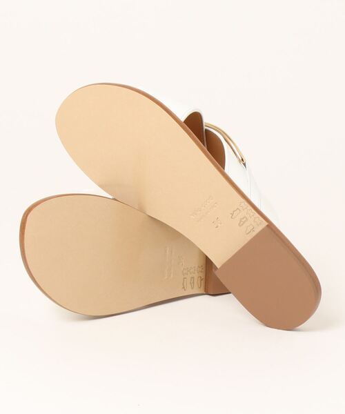 CORSO ROMA，9（コルソローマ）の「【CORSO ROMA 9】バックルクロスサンダル（サンダル・レディース・ホワイト/ベージュ系その他・36/37/38）」の4枚目の写真