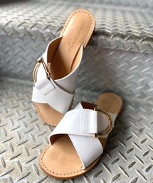 CORSO ROMA，9 | 【CORSO ROMA 9】バックルクロスサンダル(サンダル)