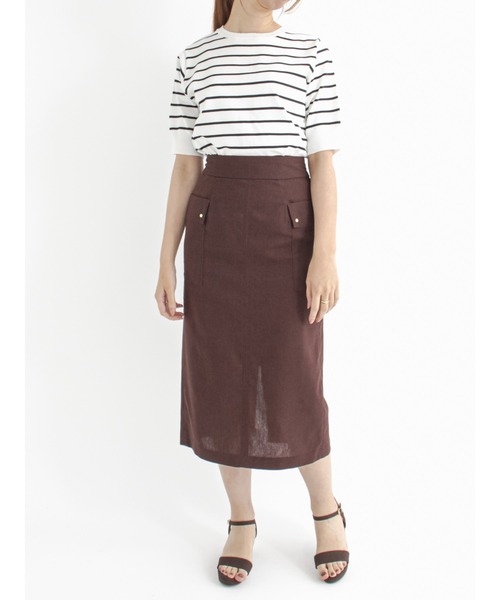 Te chichi（テチチ）の「バックパール釦ニット（ニット/セーター・レディース・ブラック/レッド/オフホワイト/チャコール・ﾌﾘ-）」の16枚目の写真