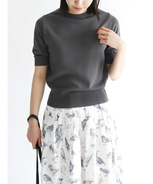 Te chichi（テチチ）の「バックパール釦ニット（ニット/セーター・レディース・ブラック/レッド/オフホワイト/チャコール・ﾌﾘ-）」の19枚目の写真