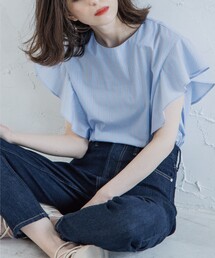 OPAQUE.CLIP | フリルスリーブブラウス【マルチファンクション/WEB限定サイズ】(シャツ/ブラウス)