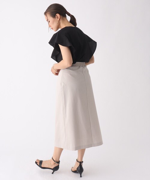 OPAQUE.CLIP（オペークドットクリップ）の「◆フリルスリーブブラウス【マルチファンクション/WEB限定サイズ】（シャツ/ブラウス・レディース・ブラック/レンガ/グリーン系その他4/ホワイト系/ブルー系7・40/38/42/36）」の17枚目の写真