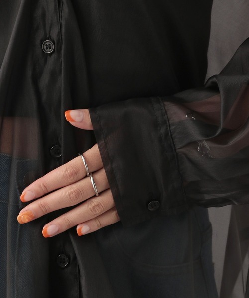 Kページ セール】ドッキングシアーシャツ 356584（シャツ/ブラウス