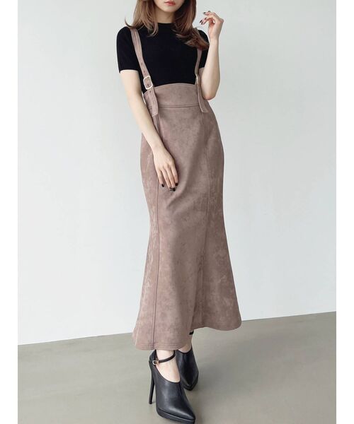 RESEXXY（リゼクシー）の「2wayハイウエストマーメイドスカート（スカート・レディース・ブラック/マスタード/ブラウン/ベージュ・FREE）」の3枚目の写真