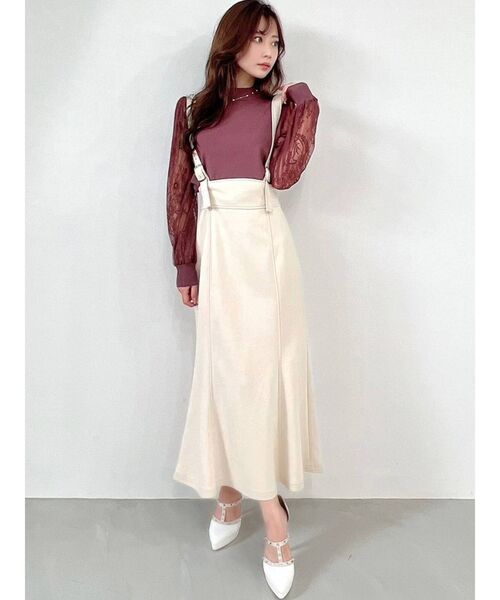 RESEXXY（リゼクシー）の「2wayハイウエストマーメイドスカート（スカート・レディース・ブラック/マスタード/ブラウン/ベージュ・FREE）」の12枚目の写真