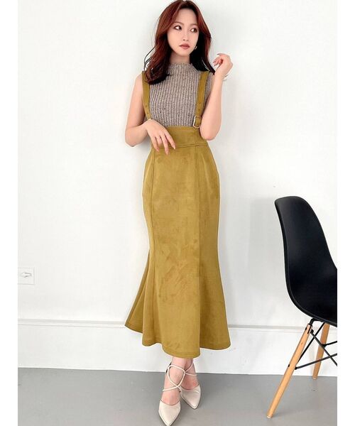 RESEXXY（リゼクシー）の「2wayハイウエストマーメイドスカート（スカート・レディース・ブラック/マスタード/ブラウン/ベージュ・FREE）」の16枚目の写真