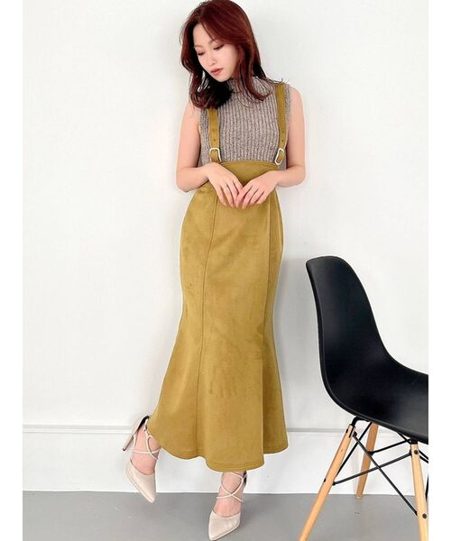 RESEXXY（リゼクシー）の「2wayハイウエストマーメイドスカート（スカート・レディース・ブラック/マスタード/ブラウン/ベージュ・FREE）」の5枚目の写真