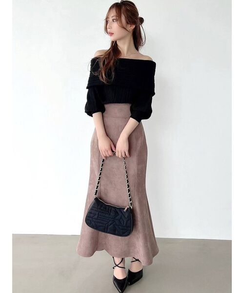 RESEXXY（リゼクシー）の「2wayハイウエストマーメイドスカート（スカート・レディース・ブラック/マスタード/ブラウン/ベージュ・FREE）」の20枚目の写真