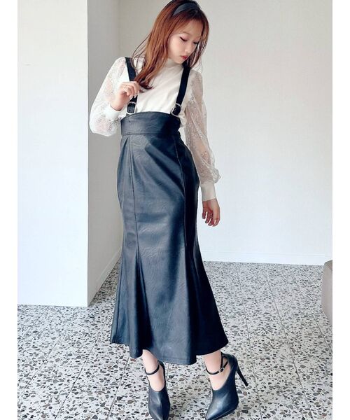 RESEXXY（リゼクシー）の「2wayハイウエストマーメイドスカート（スカート・レディース・ブラック/マスタード/ブラウン/ベージュ・FREE）」の10枚目の写真