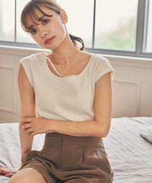 mysty woman | ストリング2WAYプルオーバー 352406(Tシャツ/カットソー)