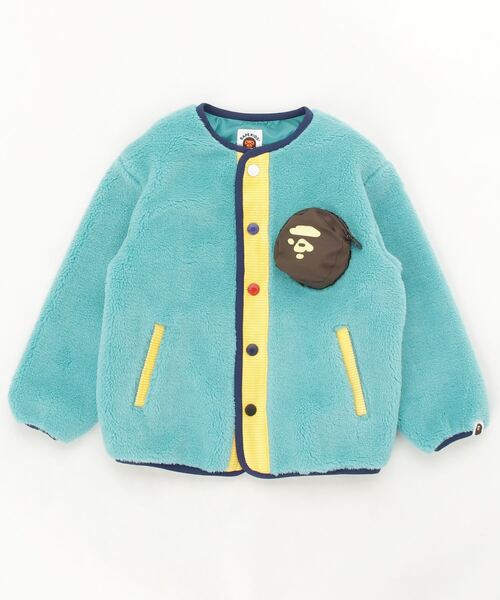 APE FACE CUBIC POCKET BOA JACKET K