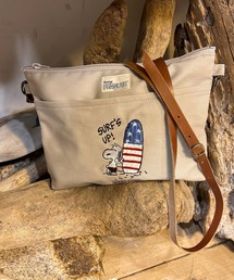 スヌーピー【SNOOPY】Canvas Sacoche Bag/スヌーピーサコッシュバッグ
