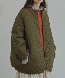 【着用動画あり】キルティングショートコート