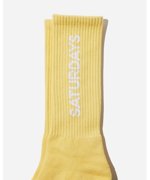 Saturdays NYC（サタデーズ ニューヨークシティ ）の「Saturdays Logo Sock（ソックス/靴下・メンズ・ミント/ワイン/クリーム・FREE）」の7枚目の写真