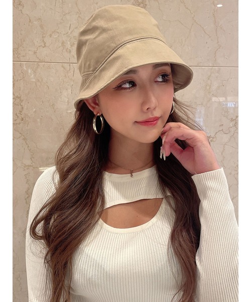 DURAS(デュラス)の「バケットハット(ハット・レディース・ブラック/アイボリー/モカ・FREE)」の3枚目の写真