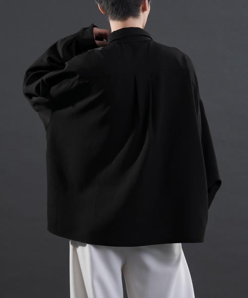 Adoon plain（アドーンプレーン）の「【Special edition】2way花柄刺繍ボウタイシャツ（シャツ/ブラウス・メンズ・ホワイト/ブラック・MEDIUM/LARGE）」の22枚目の写真