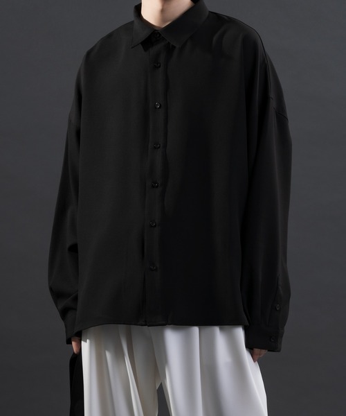 Adoon plain（アドーンプレーン）の「【Special edition】2way花柄刺繍ボウタイシャツ（シャツ/ブラウス・メンズ・ホワイト/ブラック・MEDIUM/LARGE）」の20枚目の写真