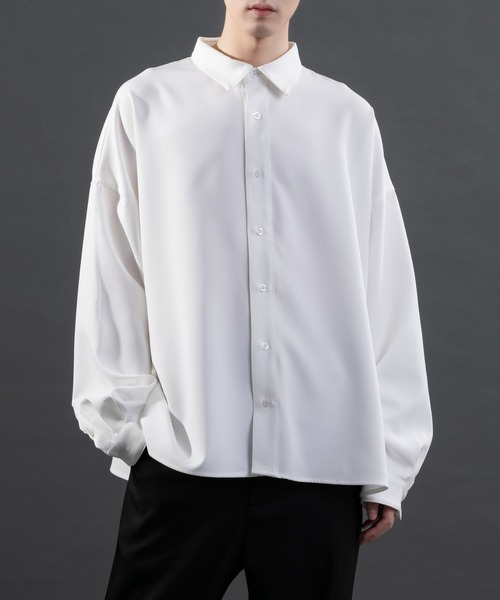 Adoon plain（アドーンプレーン）の「【Special edition】2way花柄刺繍ボウタイシャツ（シャツ/ブラウス・メンズ・ホワイト/ブラック・MEDIUM/LARGE）」の10枚目の写真