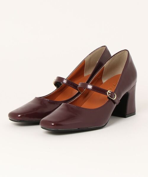 Te chichi（テチチ）の「ストラップメリージェーン（パンプス・レディース・ブラック/ボルドー・38/37）」の8枚目の写真
