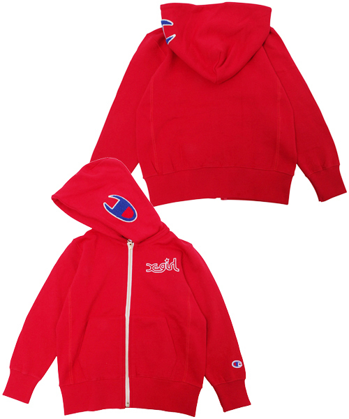 Champion（チャンピオン）の「XGS★×Champion SWEAT ZIP HOODIE(4T～7T)（パーカー・キッズ・アッシュ/レッド/ネイビー・4T/5T/6T/7T）」の3枚目の写真