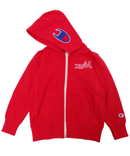 Champion（チャンピオン）の「XGS★×Champion SWEAT ZIP HOODIE(4T～7T)（パーカー・キッズ・アッシュ/レッド/ネイビー・4T/5T/6T/7T）」の7枚目の写真