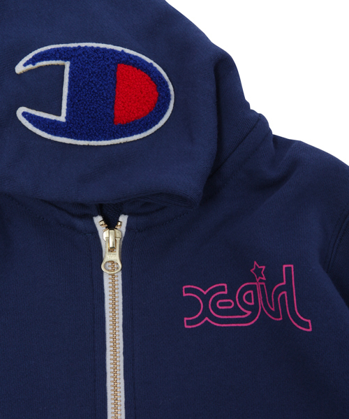 Champion（チャンピオン）の「XGS★×Champion SWEAT ZIP HOODIE(4T～7T)（パーカー・キッズ・アッシュ/レッド/ネイビー・4T/5T/6T/7T）」の9枚目の写真
