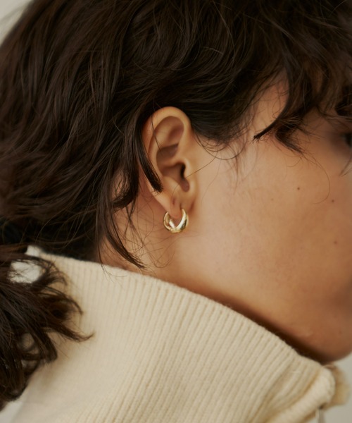 Aunt Marie's（アントマリーズ）の「ワンタッチフープピアス / ドロップフープピアス（ピアス（両耳用）・レディース・シルバー/ゴールド・FREE）」の11枚目の写真