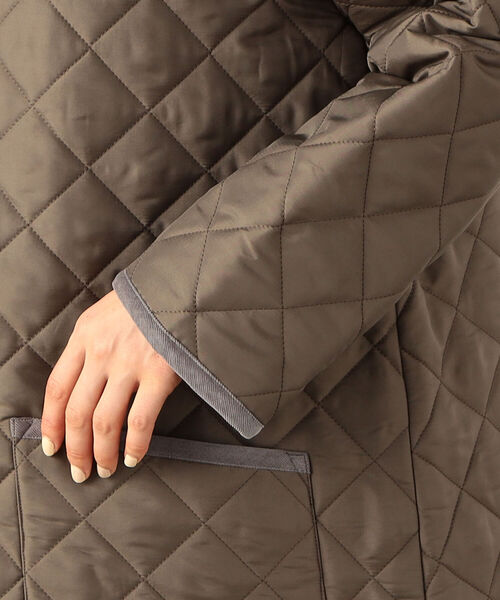 Traditional Weatherwear(トラディショナルウェザーウェア)の「◇【WEB限定】【TRADITIONAL WEATHERWEAR/トラディショナル ウェザーウェア】別注 WAVERLY LONG(その他アウター・レディース・ブラック/ネイビー/グレイッシュベージュ・34/32)」の5枚目の写真