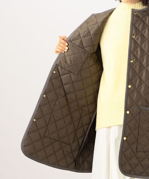 Traditional Weatherwear(トラディショナルウェザーウェア)の「◇【WEB限定】【TRADITIONAL WEATHERWEAR/トラディショナル ウェザーウェア】別注 WAVERLY LONG(その他アウター・レディース・ブラック/ネイビー/グレイッシュベージュ・34/32)」の10枚目の写真