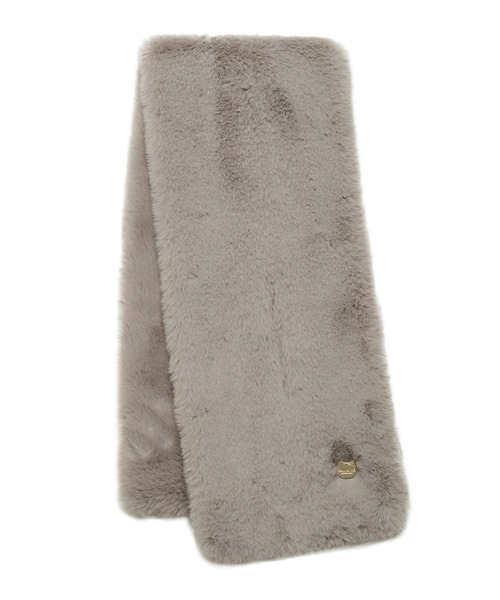 PAUL&JOE（ポールアンドジョー）の「ボリューム フェイクファー マフラー（マフラー・レディース・ブラック/ベージュ/ライトグレー/オフホワイト/グレー/モカ・FREE）」の17枚目の写真