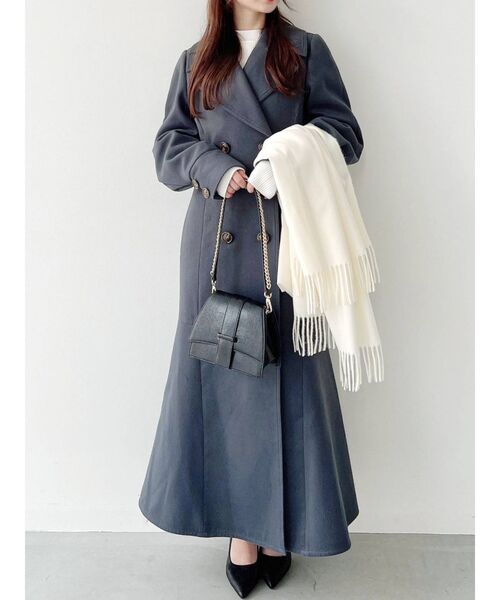 RESEXXY（リゼクシー）の「マーメイドデザインコート（その他アウター・レディース・ブルー/ベージュ/ブラック・FREE）」の3枚目の写真