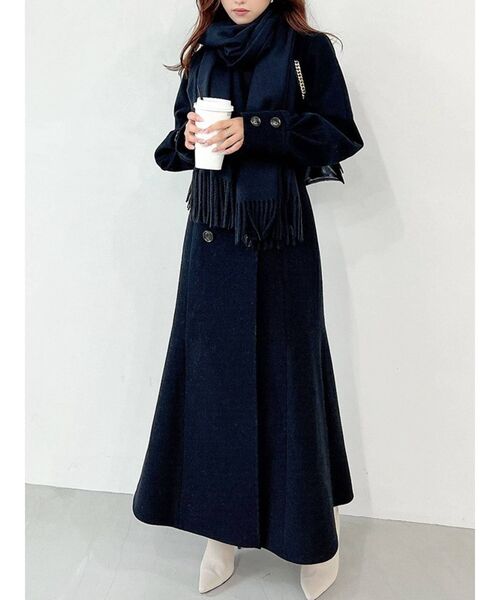 RESEXXY（リゼクシー）の「マーメイドデザインコート（その他アウター・レディース・ブルー/ベージュ/ブラック・FREE）」の2枚目の写真