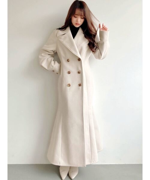 RESEXXY（リゼクシー）の「マーメイドデザインコート（その他アウター・レディース・ブルー/ベージュ/ブラック・FREE）」の6枚目の写真