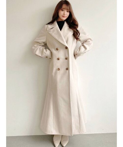 RESEXXY（リゼクシー）の「マーメイドデザインコート（その他アウター・レディース・ブルー/ベージュ/ブラック・FREE）」の7枚目の写真