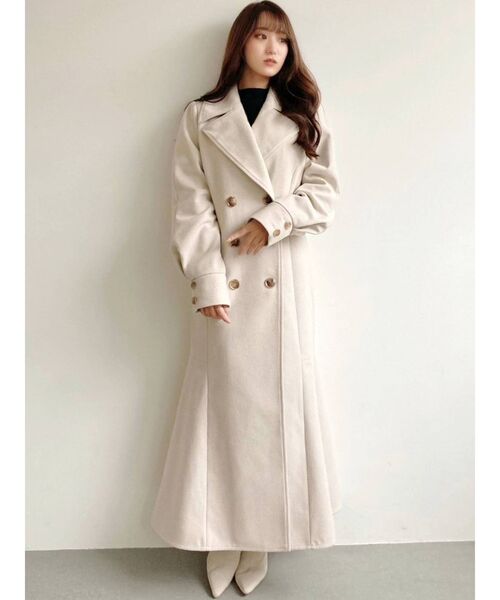 RESEXXY（リゼクシー）の「マーメイドデザインコート（その他アウター・レディース・ブルー/ベージュ/ブラック・FREE）」の8枚目の写真