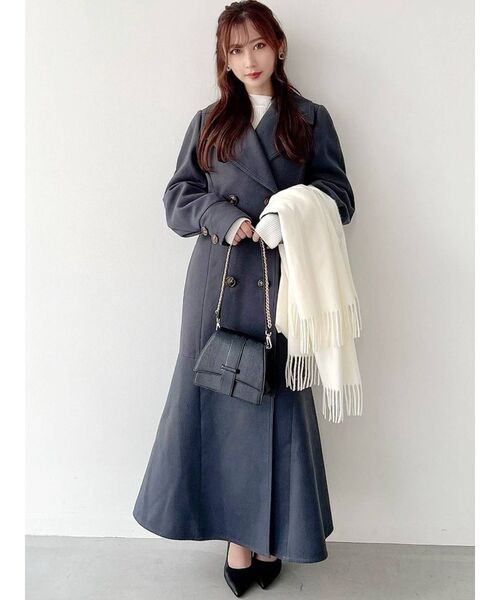 RESEXXY（リゼクシー）の「マーメイドデザインコート（その他アウター・レディース・ブルー/ベージュ/ブラック・FREE）」の14枚目の写真