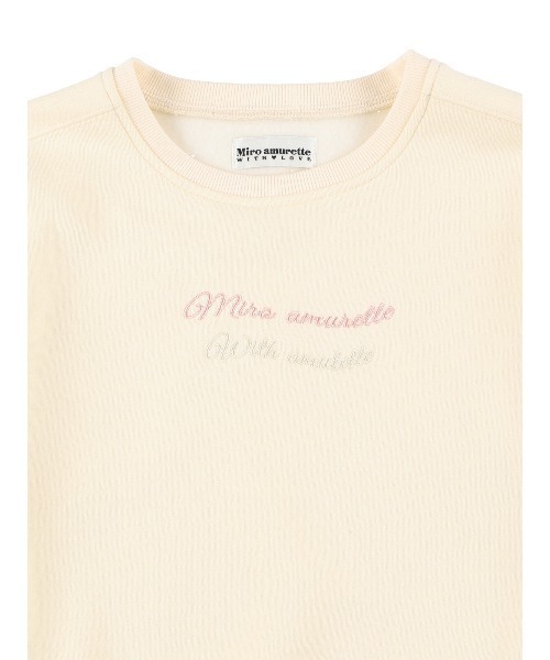 MIRO AMURETTE(ミロアミュレット)の「with amulette sweat(スウェット・レディース・アイボリー/ベビーピンク・FREE)」の18枚目の写真