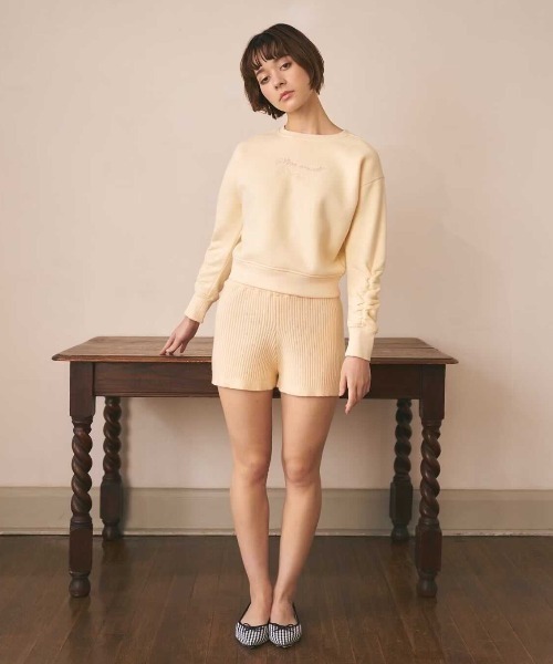 MIRO AMURETTE(ミロアミュレット)の「with amulette sweat(スウェット・レディース・アイボリー/ベビーピンク・FREE)」の13枚目の写真