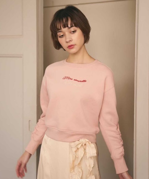 MIRO AMURETTE(ミロアミュレット)の「with amulette sweat(スウェット・レディース・アイボリー/ベビーピンク・FREE)」の10枚目の写真