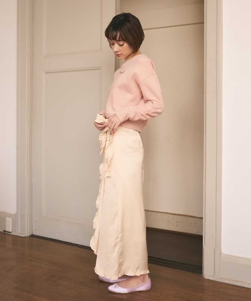 MIRO AMURETTE(ミロアミュレット)の「with amulette sweat(スウェット・レディース・アイボリー/ベビーピンク・FREE)」の17枚目の写真
